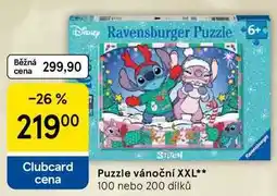 Tesco Puzzle vánoční XXL, 100 nebo 200 dílků nabídka