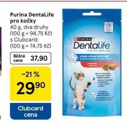 Tesco Purina DentaLife pro kočky, 40 g. dva druhy nabídka