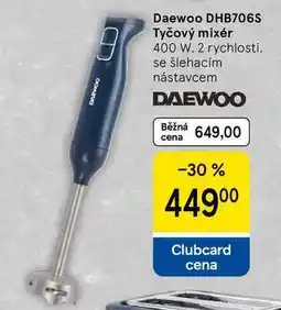 Tesco Daewoo DHB706S Tyčový mixér, 400 W. 2 rychlosti. se šlehacím nástavcem nabídka