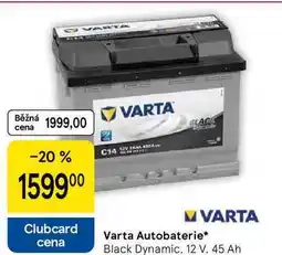 Tesco Varta Autobaterie, Black Dynamic, 12 V. 45 Ah nabídka