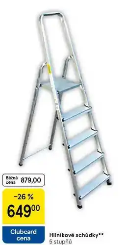 Tesco Hliníkové schůdky, 5 stupňů nabídka