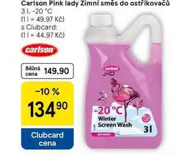Tesco Carlson Pink lady Zimní směs do ostřikovačů, 3 l, -20 °C nabídka