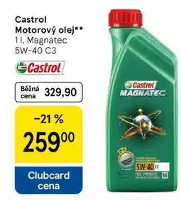 Tesco Castrol Motorový olej, 1 l, Magnatec 5W-40 C3 nabídka