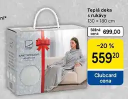 Tesco Teplá deka s rukávy, 130 x 180 cm nabídka