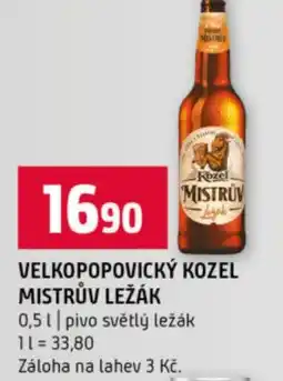 Terno Velkopopovický kozel mistrův ležák nabídka