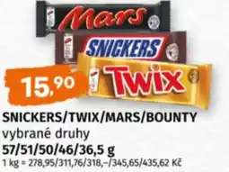 Terno Snickers/twix/mars/bounty nabídka