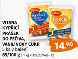 Terno Vitana kypřicí prášek do pečiva, vanilinový cukr nabídka