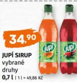 Terno Jupí sirup nabídka