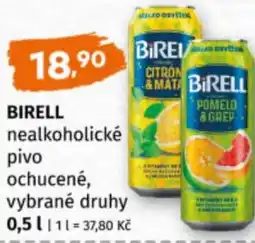 Terno Birell nealkoholické pivo ochucené nabídka