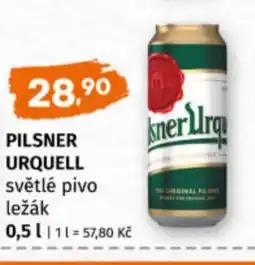 Terno Pilsner urquell světlé pivo ležák nabídka