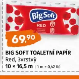 Terno Big soft toaletní papír red, 3vrstvý nabídka