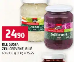 Terno Dle gusta zelí červené, bílé nabídka