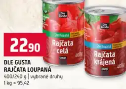 Terno Dle gusta rajčata loupaná nabídka