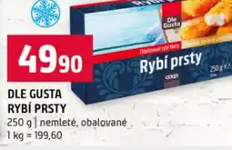 Terno Dle gusta rybí prsty nabídka
