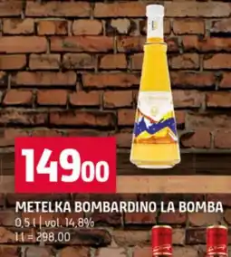 Terno Metelka bombardino la bomba nabídka