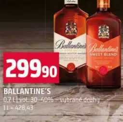 Terno Ballantine's nabídka