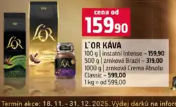 Terno L'or káva nabídka