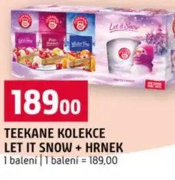 Terno Teekane kolekce let it snow + hrnek nabídka