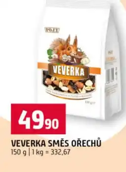 Terno Veverka směs ořechů nabídka