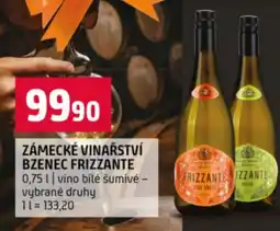 Terno Zámecké vinařství bzenec frizzante nabídka