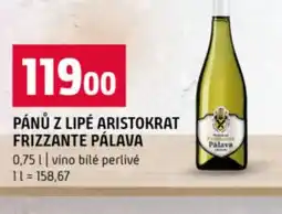 Terno Pánů z lipé aristokrat frizzante pálava nabídka