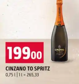 Terno Cinzano to spritz nabídka