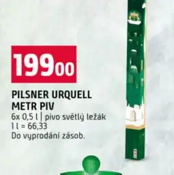 Terno Pilsner urquell metr piv nabídka