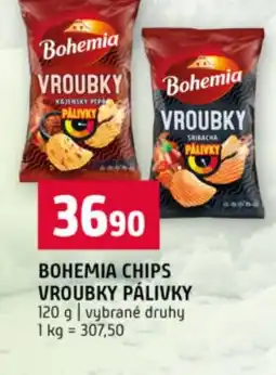 Terno Bohemia chips vroubky pálivky nabídka