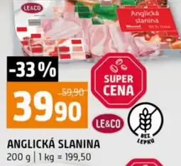 Terno Anglická slanina nabídka