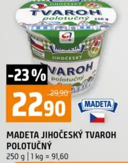 Terno Madeta jihočeský tvaroh polotučný nabídka