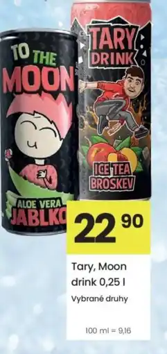 Kubík potraviny Tary, Moon drink nabídka