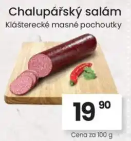 Kubík potraviny Chalupářský salám nabídka