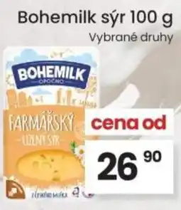 Kubík potraviny Bohemilk sýr nabídka