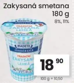 Kubík potraviny Madeta Zakysaná smetana nabídka