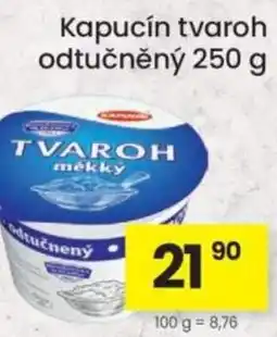 Kubík potraviny Kapucín tvaroh odtučněný nabídka