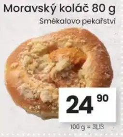 Kubík potraviny Moravský koláč nabídka