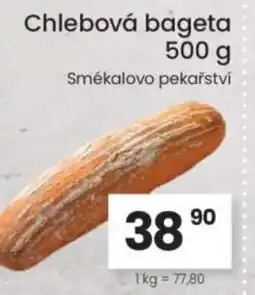 Kubík potraviny Chlebová bageta nabídka
