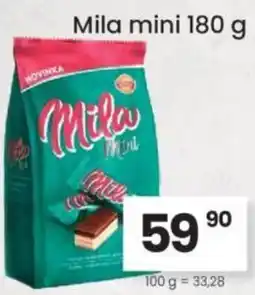 Kubík potraviny Mila mini nabídka