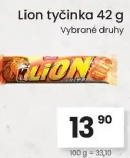 Kubík potraviny Lion tyčinka nabídka