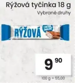 Kubík potraviny Rýžová tyčinka nabídka