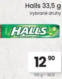 Kubík potraviny Halls nabídka