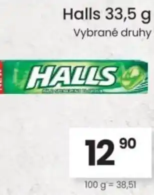 Kubík potraviny Halls nabídka
