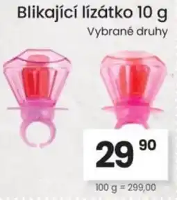 Kubík potraviny Blikající lízátko nabídka