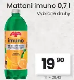 Kubík potraviny Mattoni imuno nabídka