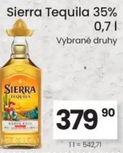 Kubík potraviny Sierra Tequila 35% nabídka