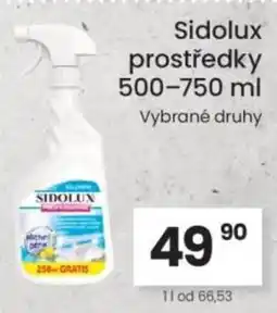 Kubík potraviny Sidolux prostředky nabídka