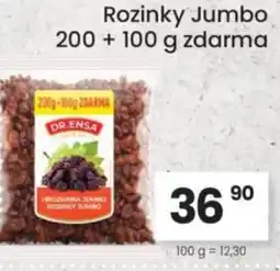 Kubík potraviny Rozinky Jumbo nabídka