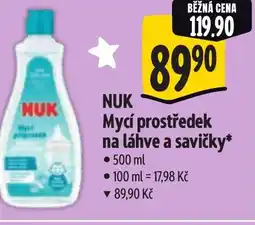 Albert NUK Mycí prostředek na láhve a savičky nabídka