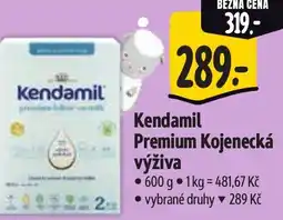 Albert Kendamil Premium Kojenecká výživa nabídka