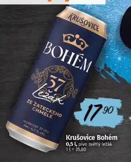 COOP TIP Krušovice Bohém nabídka